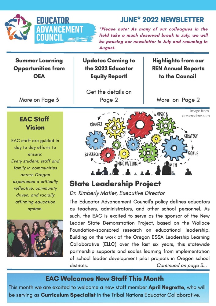 EAC June Newsletter