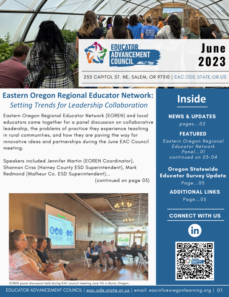 EAC June Newsletter