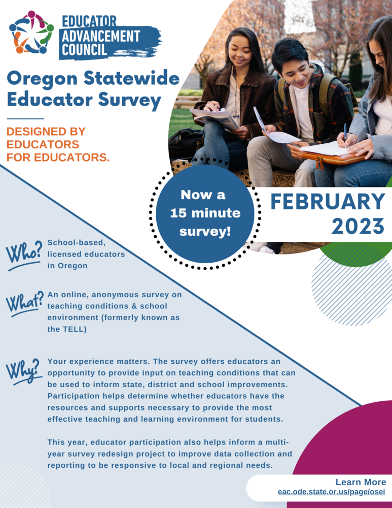 Oregon Statewide Educator Survey