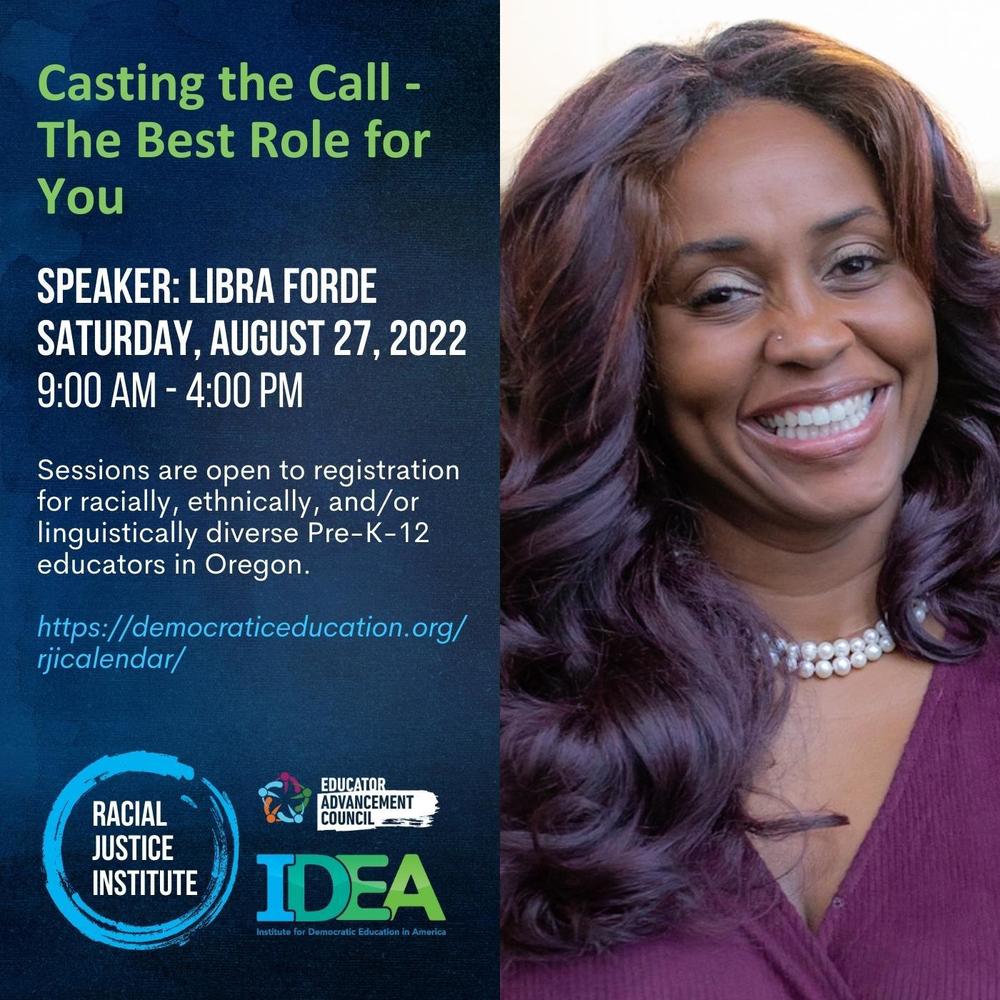 Casting the Call with Libra Forde Event Flyer