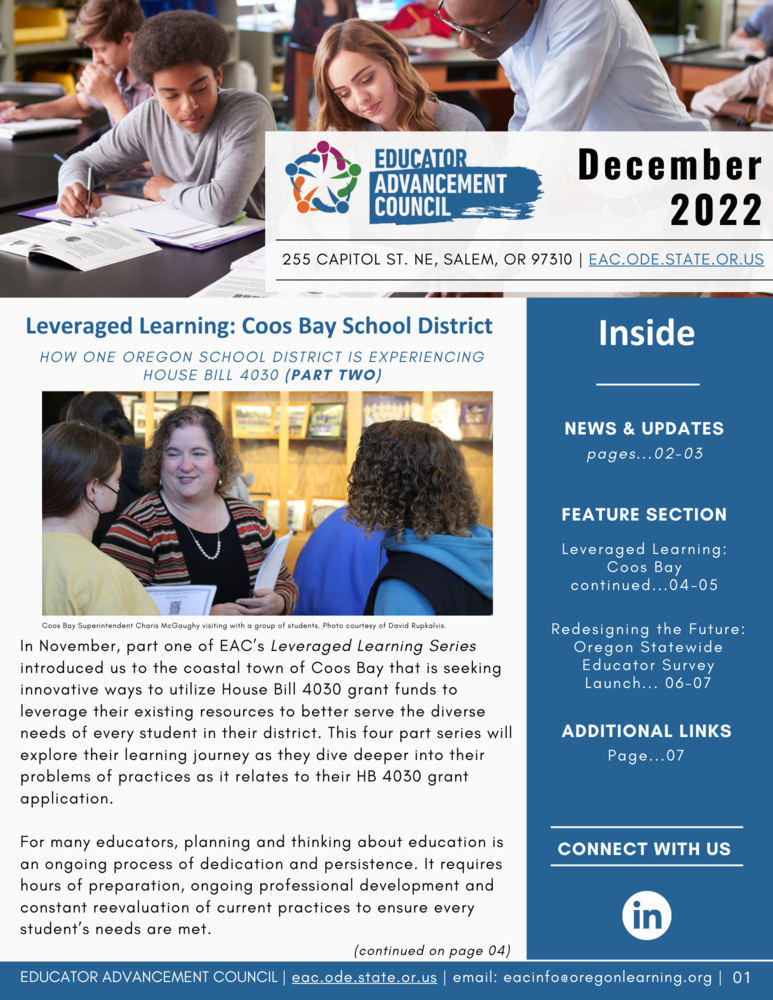 EAC December Newsletter